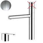 Bruma Lusa Bateria kuchenna jednouchwytowa z obrotową wylewką Satinox 1010501ST