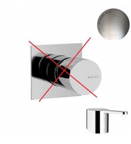 Bruma Lusa Bateria natryskowa jednouchwytowa podtynkowa, z 1 wyjściem Morning Mist 1011201MM