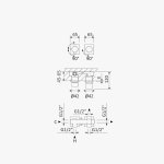Bruma Lusa Bateria natryskowa jednouchwytowa podtynkowa, z 3 wyjściami Sunrise 1011422SR