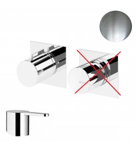 Bruma Lusa Bateria natryskowa jednouchwytowa podtynkowa, z 3 wyjściami Satinox 1011421ST