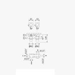 Bruma Lusa Bateria natryskowa jednouchwytowa podtynkowa, z 2 wyjściami Sunrise 1011622SR