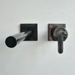    Bruma Lusa Bateria umywalkowa podtynkowa 17 cm gunmetal 1018501GM WYPRZEDAŻ EKSPOZYCJI!!