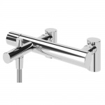 Bruma Lusa Bateria wannowo-natryskowa Na Brzeg Wanny chrom 10172021