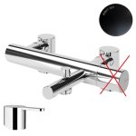 Bruma Lusa Bateria wannowo-prysznicowa 2-otworowa na brzeg wanny Night Sky 1017201NS