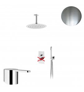 Bruma Lusa Zestaw natryskowy podtynkowy z deszczownicą Ø 250 mm Satinox 1015611ST