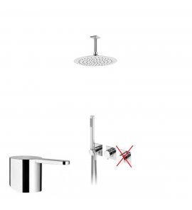 Bruma Lusa Zestaw natryskowy podtynkowy z deszczownicą Ø 250 mm Chrom 1015811CR