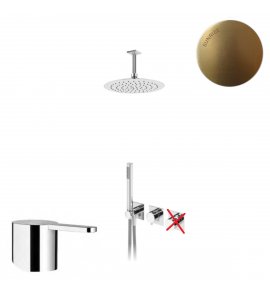 Bruma Lusa Zestaw natryskowy podtynkowy z deszczownicą Ø 250 mm Sunrise 1015811SR