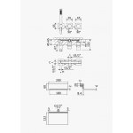 Bruma Lusa Zestaw natryskowy podtynkowy z natryskiem kaskadowym Morning Mist 1015882MM