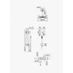 Bruma Lusa Zestaw natryskowy podtynkowy z deszczownicą Ø 250 mm ze słuchawką prysznicową Satinox 1016632ST