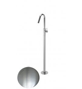 Bruma Lusitano Bateria umywalkowa wolnostojąca jednouchwytowa z korkiem Satinox 1077811ST