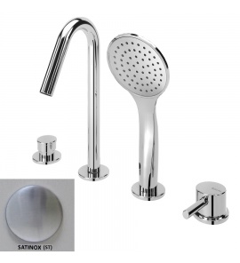 Bruma Lusitano Bateria wannowa na brzeg wanny satinox 1073301ST