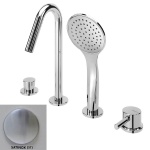 Bruma Lusitano Bateria wannowa na brzeg wanny satinox 1073301ST