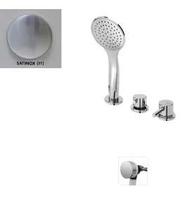 Bruma Lusitano Bateria wannowo-natryskowa na brzeg wanny satinox 1075201ST