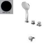 Bruma Lusitano Bateria wannowo-natryskowa na brzeg wanny night sky 1075201NS