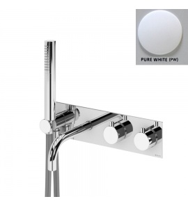 Bruma Lusitano Bateria wannowa termostatyczna Podtynkowa pure white 1384701PW