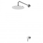 Bruma Lusitano Zestaw natryskowy 250 mm Podtynkowy z ramieniem ściennym chrom 1077603CR