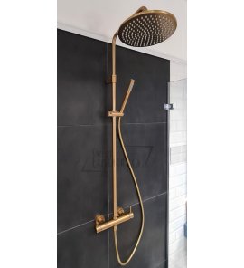 Bruma Lusitano Zestaw prysznicowy z deszczownicą Ø 250 i słuchawką prysznicową Sunrise 1072821SR
