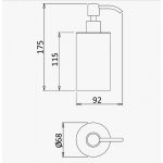    Bruma Maris Dozownik stojący Night Sky 1470018NS W MAGAZYNIE!!