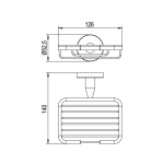 Bruma Maris Mydelniczka chrom 17700151