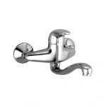 Bruma Mustang Bateria Zlewozmywakowa ścienna chrom 11605511