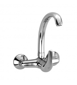 Bruma Mustang Bateria zlewozmywakowa naścienna chrom 1160541CR