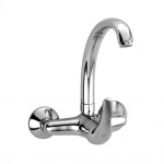 Bruma Mustang Bateria zlewozmywakowa naścienna chrom 1160541CR