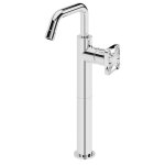 Bruma Navy Bateria bidetowa jednootworowa wysoka bez korka Chrom 1902201CR