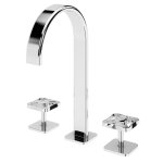 Bruma Navy Bateria umywalkowa 3-otworowa z korkiem Click-Clack Chrom 1902511CR