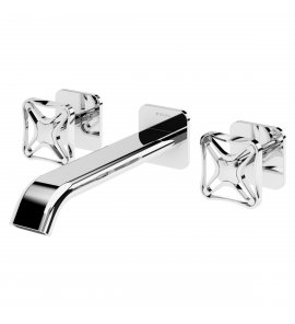 Bruma Navy Bateria umywalkowa podtynkowa 3-otworowa z korkiem Click-Clack Chrom 1908611CR