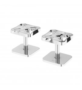 Bruma Navy Zestaw mieszaczy nablatowych 2-otworowych z jednym wylotem Chrom 1909101CR