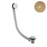 Bruma Odpływ wannowy z systemem przelewowym Gold 24kt/Or 24kt 1610010OR