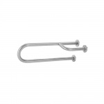 Bruma Poręcz prosta dla niepełnosprawnych ścienna z trzy punktowym mocowaniem inox mat 1520007IS