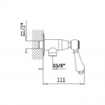 Bruma Przyłącze kątowe węża z zaworem 3/8″ 11828001