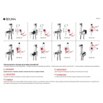 Bruma Quadra Bidetka z mieszaczem/słuchawką chrom 1028601CR