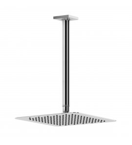 Bruma Quadra Deszczownica 200x200 mm z ramieniem sufitowym Chrom 1455334CR