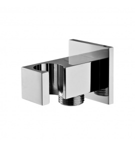 Bruma Quadra Przyłącze kątowe z uchwytem do słuchawki prysznicowej chrom 14559051