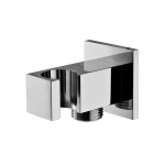 Bruma Quadra Przyłącze kątowe z uchwytem do słuchawki prysznicowej chrom 14559051