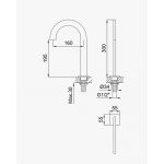 Bruma Royale Wylewka umywalkowa nablatowa Morning Mist 1569442MM