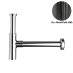 Bruma Syfon umywalkowy butelkowy gun metal PVD 1370001GM