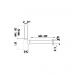 Bruma Syfon umywalkowy pure white 1370001PW