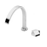 Bruma Utopia Bateria bidetowa 2-otworowa z korkiem Click-Clack chrom 1831110CR