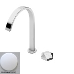 Bruma Utopia Bateria umywalkowa 2-otworowa bez korka pure white 1833901PW