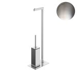 Bruma Wieszak stojący na ręczniki z uchwytami na rolki papieru i szczotką toaletową Morning Mist 1510003MM