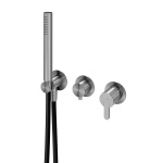 Bruma X-Alpha Bateria wannowo-natryskowa podtynkowa satin stainless steel 1868011IS