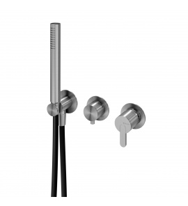 Bruma X-Alpha Bateria wannowo-natryskowa podtynkowa satin stainless steel 1868101IS