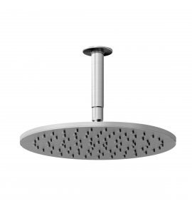 Bruma X-Alpha Głowica prysznicowa Ø 250 mm z ramieniem sufitowym 100 mm Satin stainless steel 1865320IS