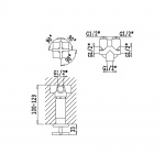 Bruma Zawór 3-drożny podtynkowy chrom 1067000CR