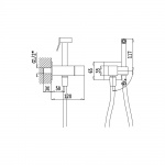 Bruma Escudo Zawór Bidetki zmieszanej wody chrom 1028701CR