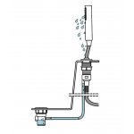 Bruma Zestaw odprowadzający wodę Chrom 1610022CR