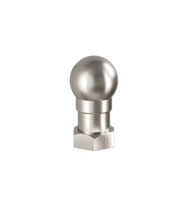 Burlington 1850 Victorian Zwieńczenie drzwi do wnęki kabiny prysznicowej 1 sztuka brushed nickel CQ1850PRFNL